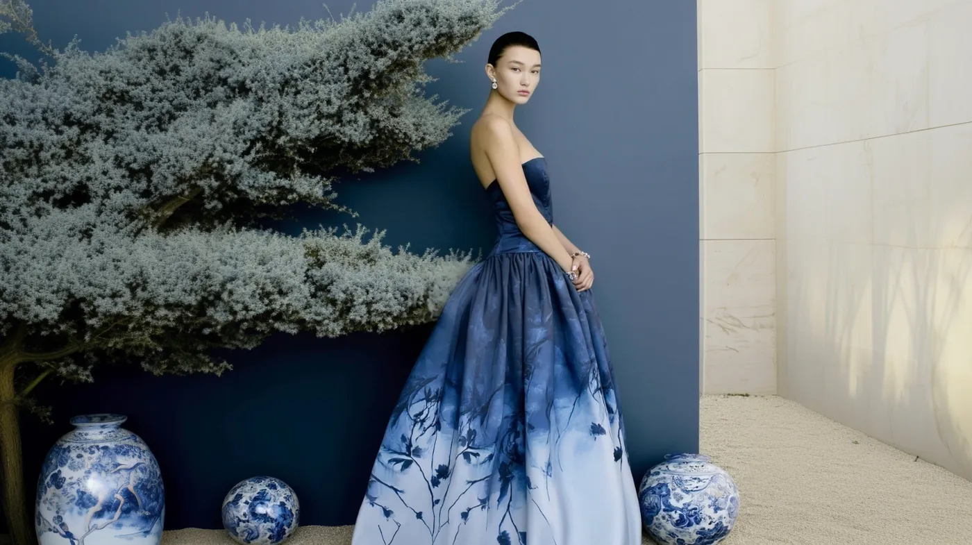 Marchesa — Blue Porcelain