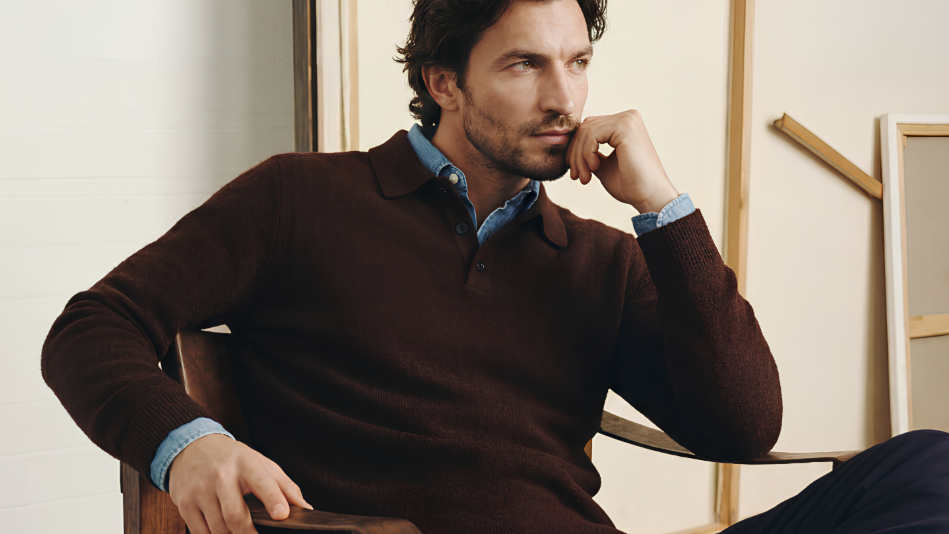 Indigold F/W editorial — Knit Polo, Studio